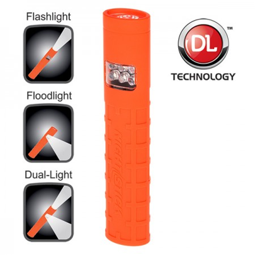 Dual-Switch Dual-Light Flashlight - 2 AAA