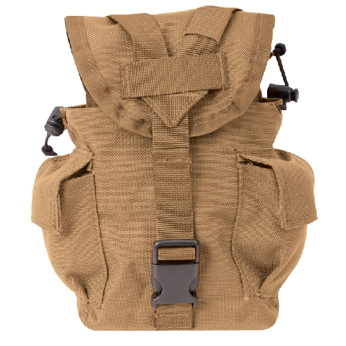 M.O.L.L.E. Compatible 1-Quart Canteen/Utility Pouch