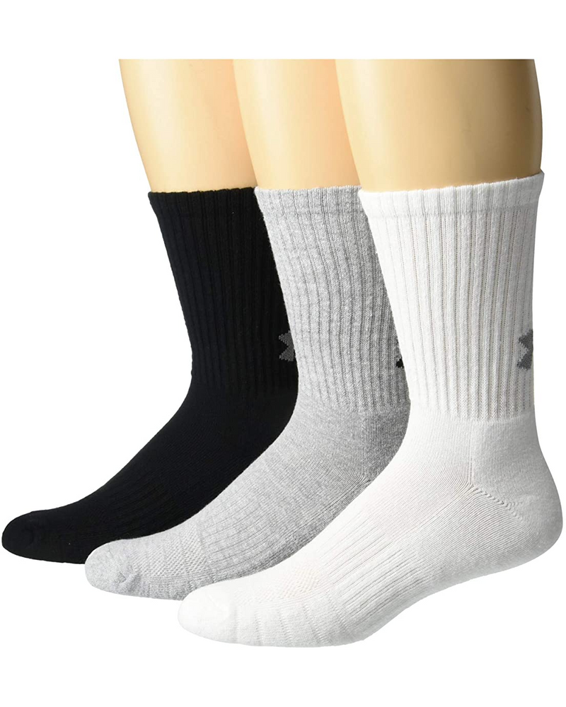 Training Cotton Crew Socks - 3-Pack