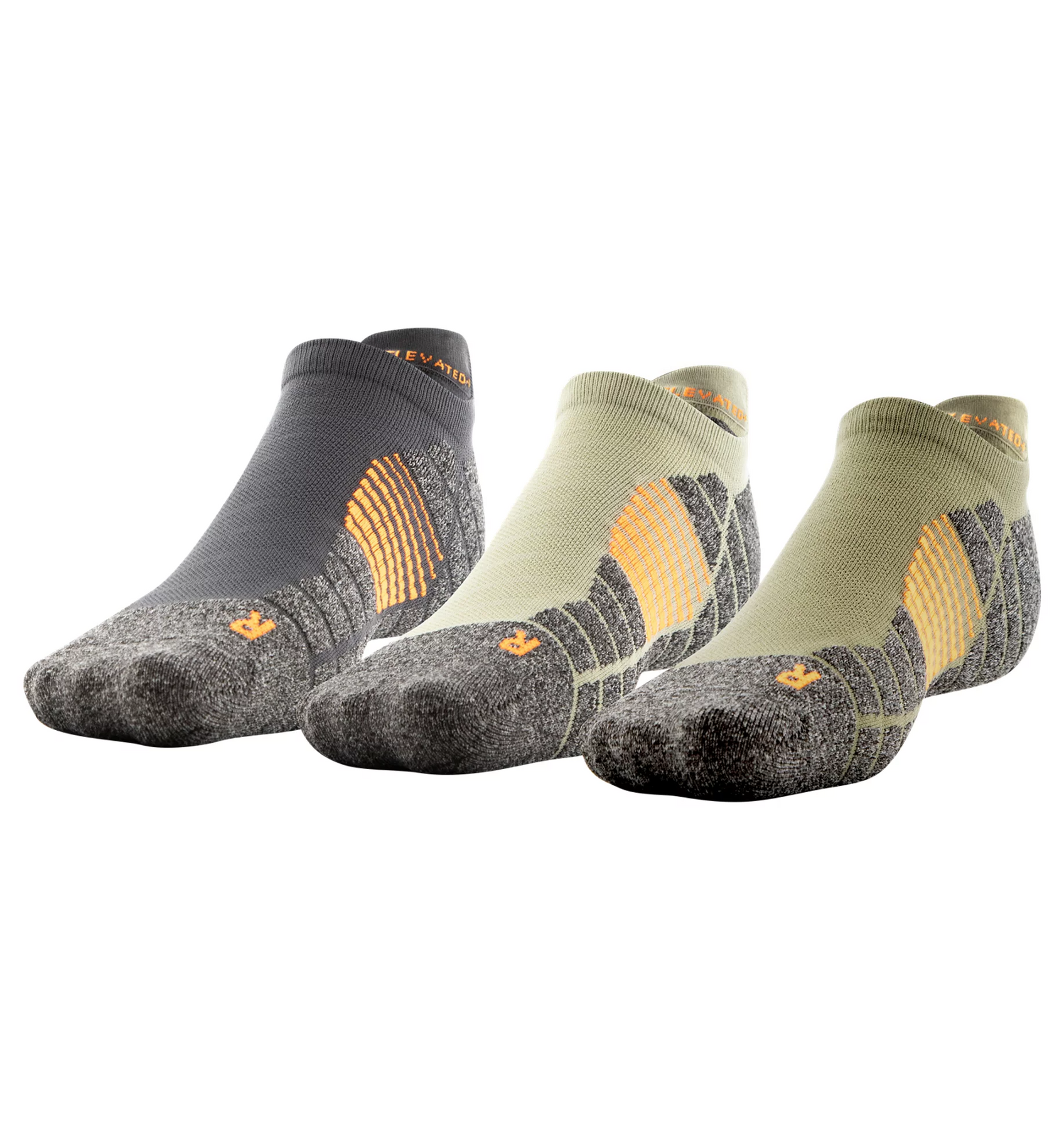 Unisex UA Elevated 3-Pack No Show Socks