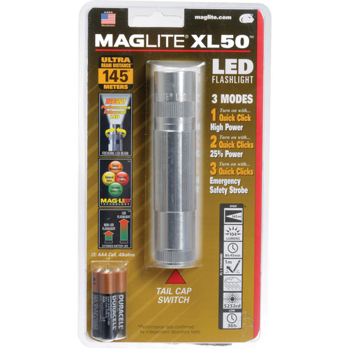 XL50 LED 3 AAA-Cell Flashlight