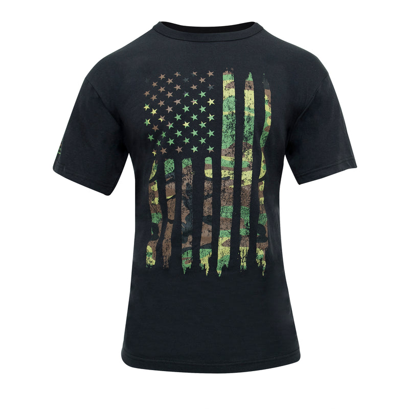 Rothco Distressed US Flag Athletic Fit T-Shirt