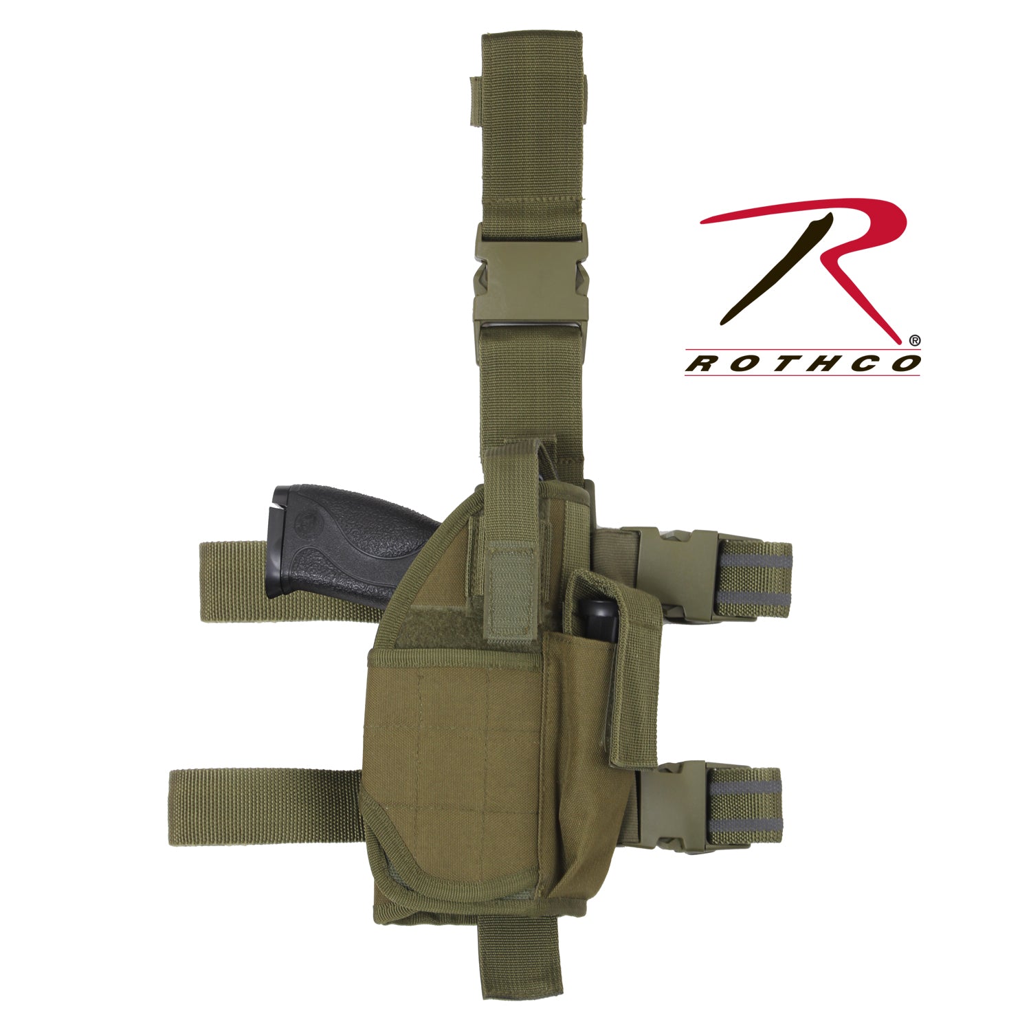 Rothco Deluxe Adjustable Drop Leg Tactical Holster - Thunderhead
