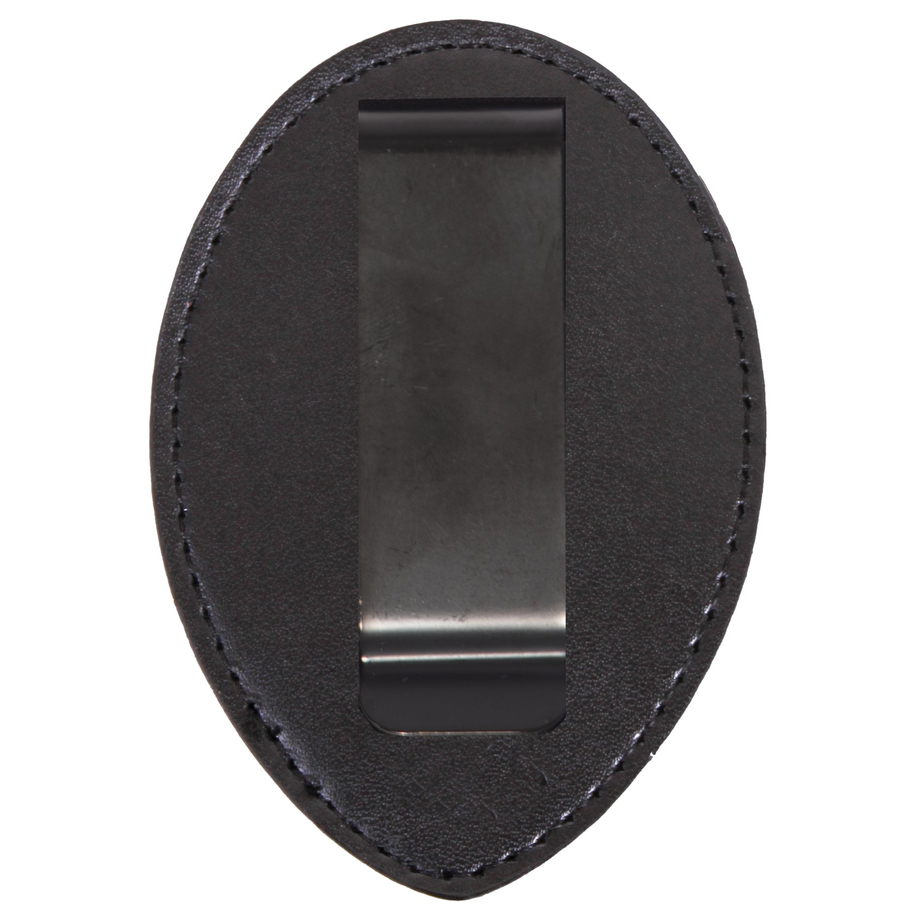 Rothco NYPD Style Leather Badge Holder with Clip