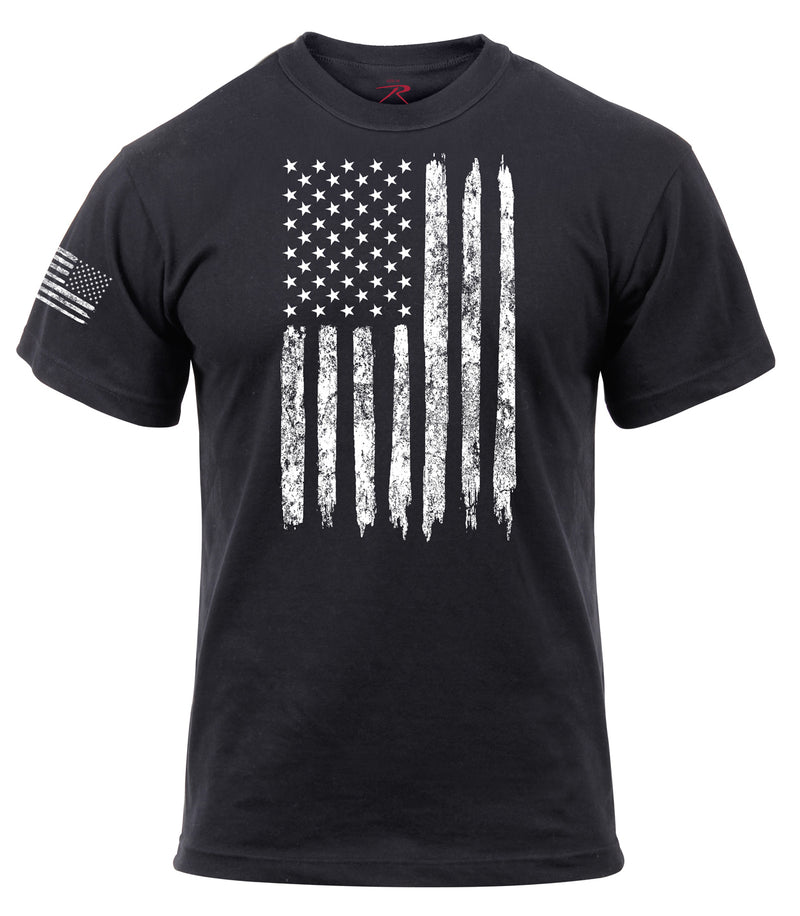 Rothco Distressed US Flag Athletic Fit T-Shirt