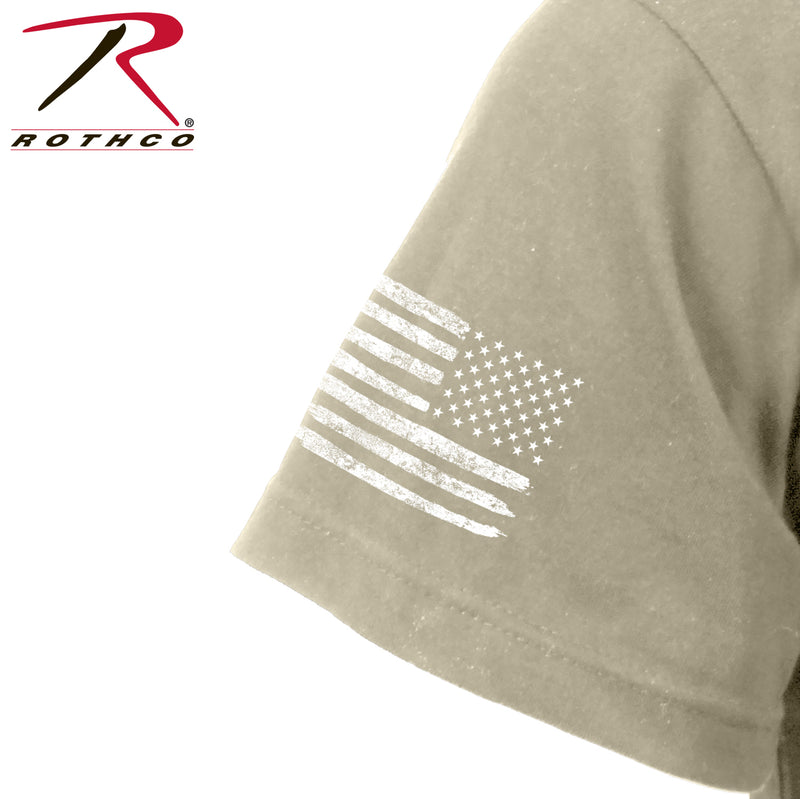 Rothco Distressed US Flag Athletic Fit T-Shirt