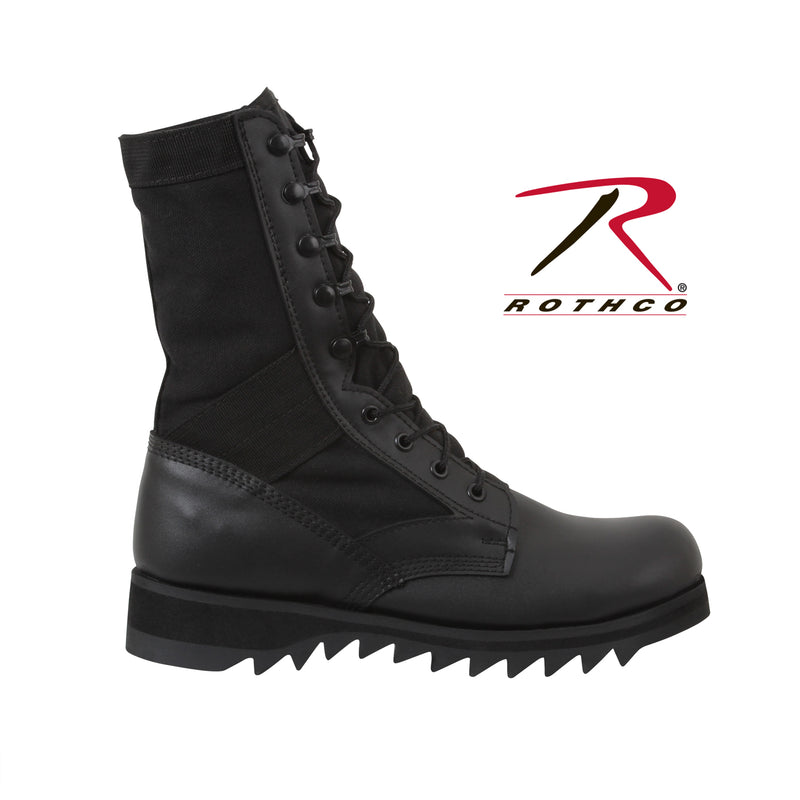 Rothco black ripple sole jungle sale boots