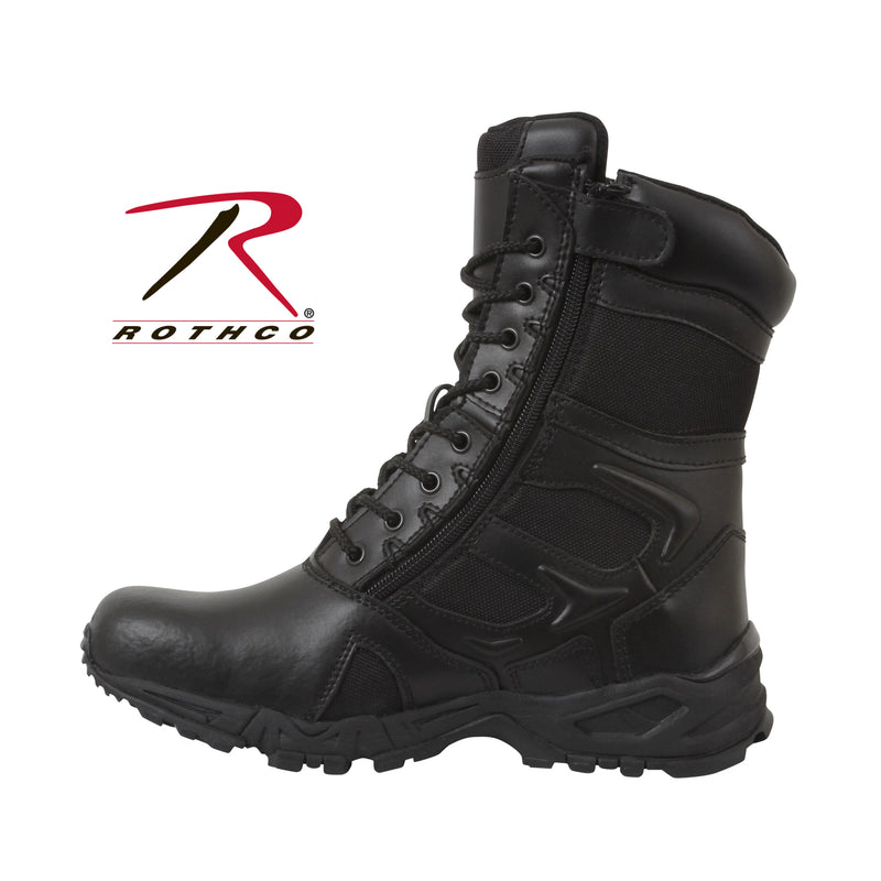 Rothco 8 Inch Forced Entry Tactical Boot With Side Zipper