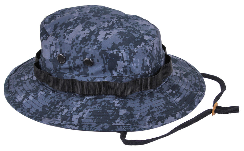 Blue digital camo bucket hot sale hat