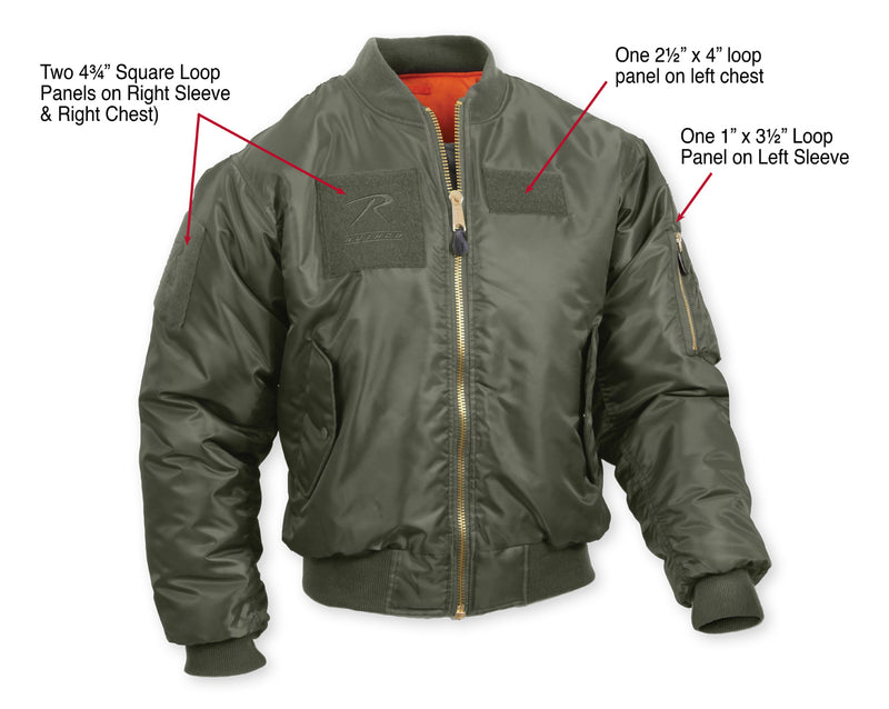 Rothco MA-1 Flight Jacket with Patches