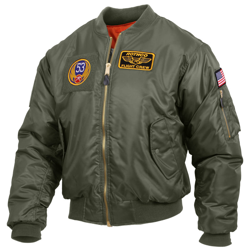 Rothco MA-1 Flight Jacket with Patches