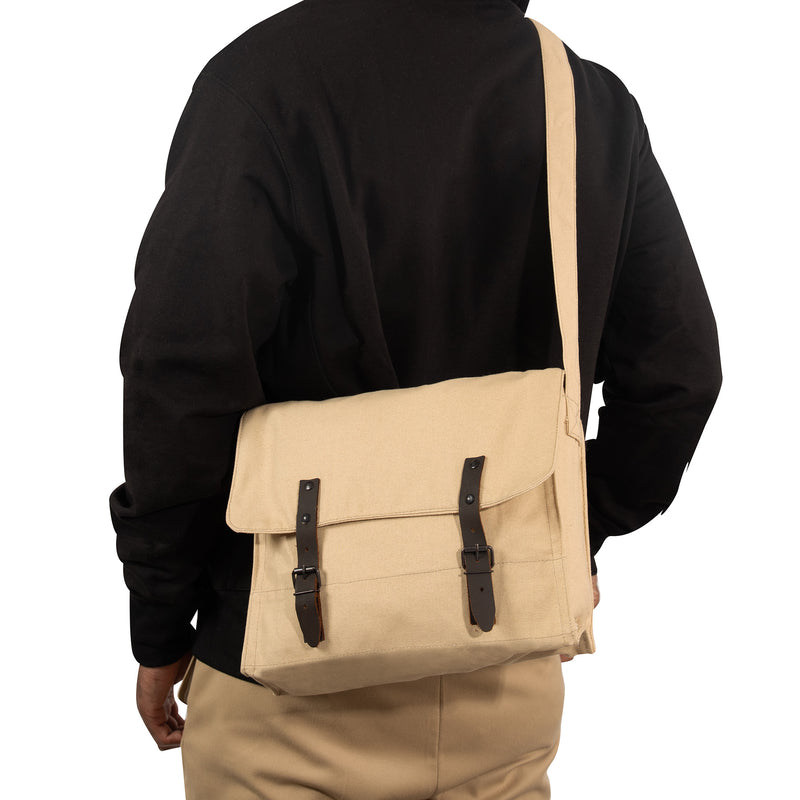 Rothco Vintage Canvas Messenger Bag Khaki