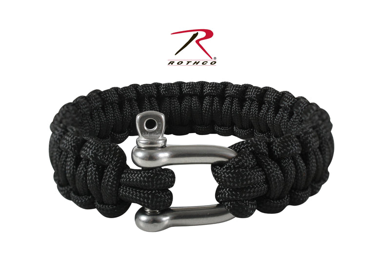 Rothco Paracord Bracelet With D-Shackle – HiVis365 by Northeast Sign