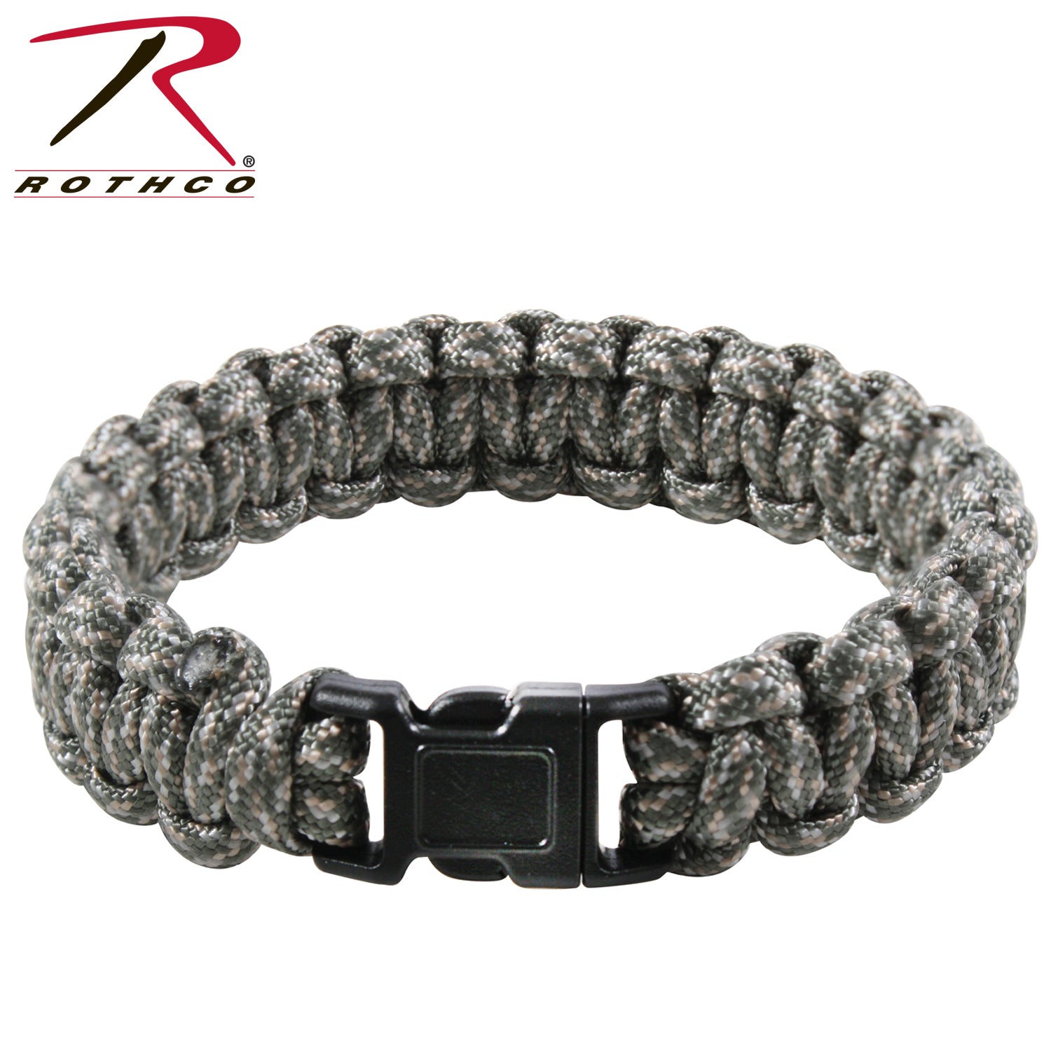 Rothco Paracord Bracelet Black / 7 Inches