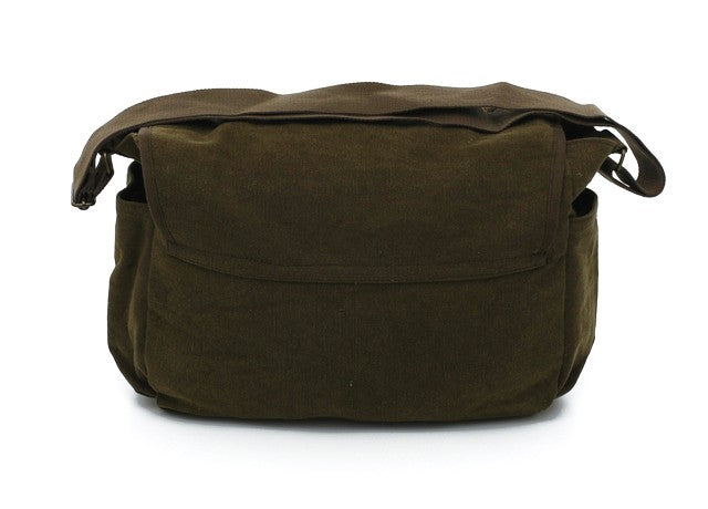 ROTHCO Deluxe Vintage Canvas MESSENGER Bag OLIV DRAB
