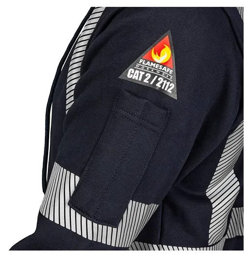 Flame Resistant Hoodie Pullover with Reflective Tape