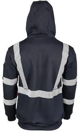 Flame Resistant Hoodie Pullover with Reflective Tape