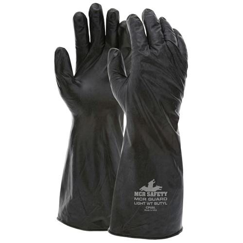 Unsupported Butyl Glove,14 5 Mil