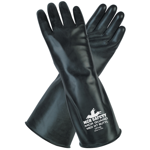 Unsupported Butyl Glove,14,14 Mil