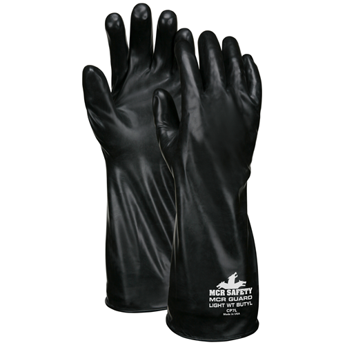 Unsupported Butyl Glove,14 7 Mil