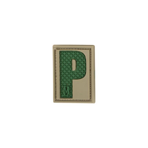 Letter P Morale Patch