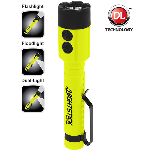 X-series Dual-light Flashlight W/tail Magnet