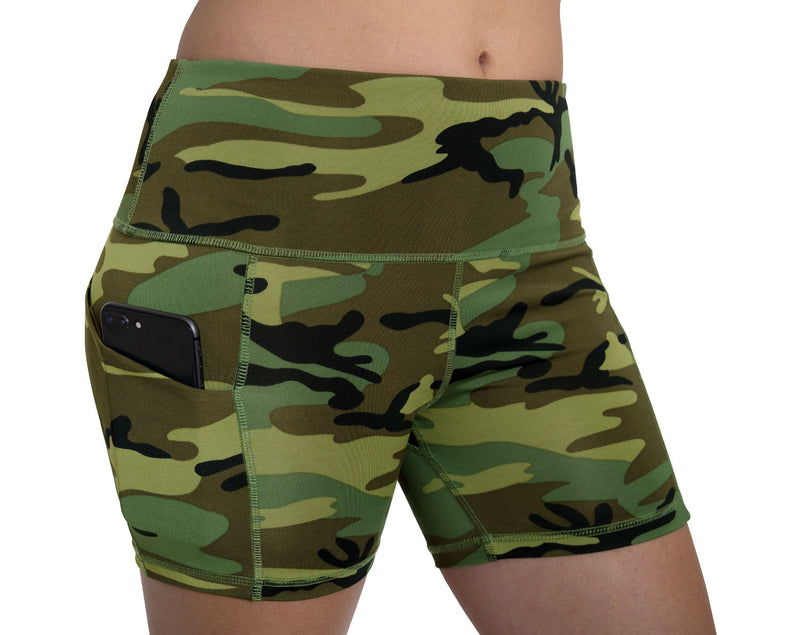 Rothco Womens Camo Workout Performance Capris