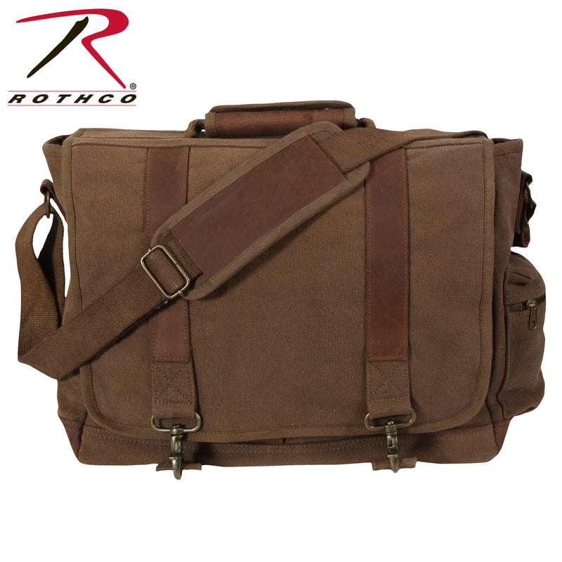 Rothco Vintage Canvas Messenger Bag Khaki